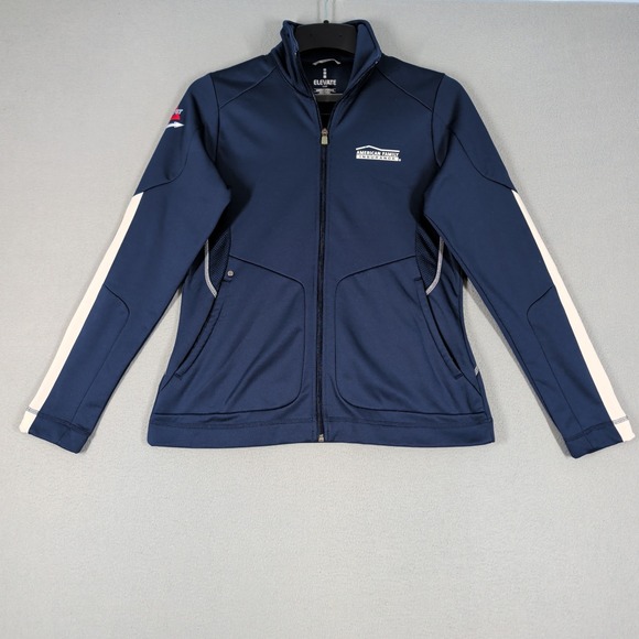 Elevate Jackets & Blazers - Elevate Jacket Womens M Blue American Family Insurance Full Zip Sport Activewear